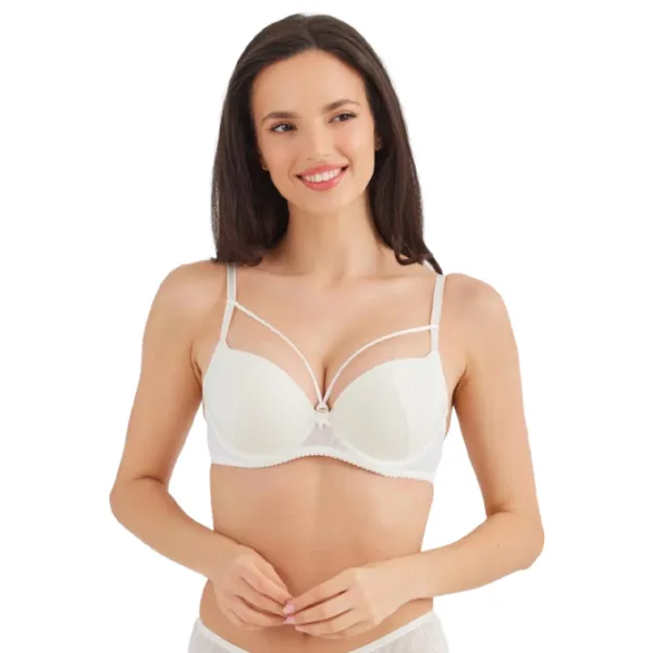 Бюстгальтер для женщин Fantasy 9072 70B/ Слоновая кость/ Пуш-ап photo 2 Бюстгальтер для женщин Fantasy 9072 70B/ Слоновая кость/ Пуш-ап photo 2