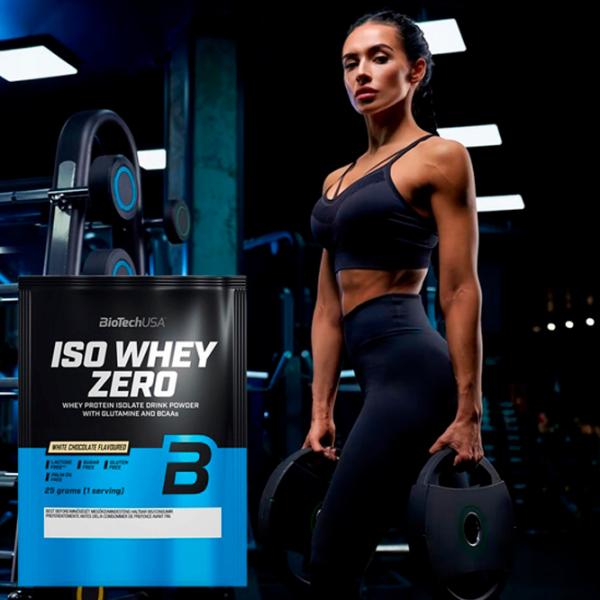 Proteină BioTechUSA Iso Whey Zero 25 g (5999076222728) praf/ Ciocolată albă photo 3 Proteină BioTechUSA Iso Whey Zero 25 g (5999076222728) praf/ Ciocolată albă photo 3
