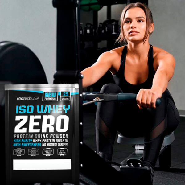 Proteină BioTechUSA Iso Whey Zero 25 g (5999076223992) praf/ Lichior de nuci photo 2 Proteină BioTechUSA Iso Whey Zero 25 g (5999076223992) praf/ Lichior de nuci photo 2