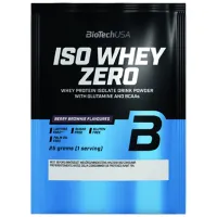 Proteină BioTechUSA Iso Whey Zero 25 g (5999076226344) praf/ Brownie cu fructe de pădure