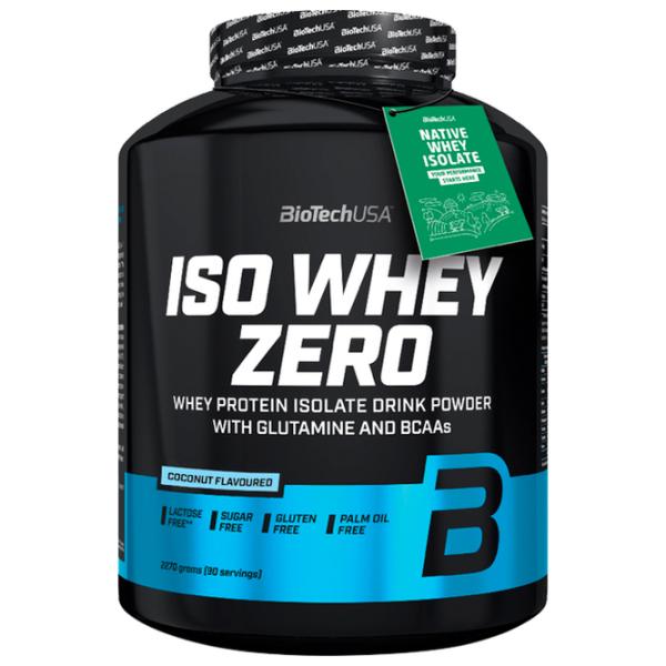 Proteină BioTechUSA Iso Whey Zero 2270 g (5999076223145) praf/ Nucă de cocos photo 1