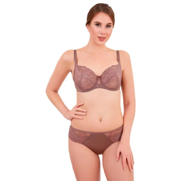 Sutien pentru femei Milavitsa 125000 85F/ Hazelnut photo 3