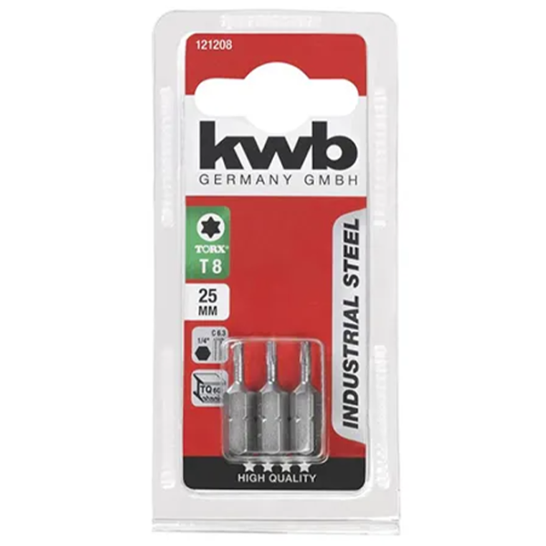Набор бит KWB K121208 Количество в наборе - 3 photo 1