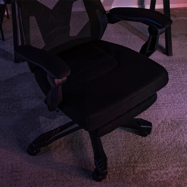 Scaun Gaming Mebel Elite Bing Black Black photo 4