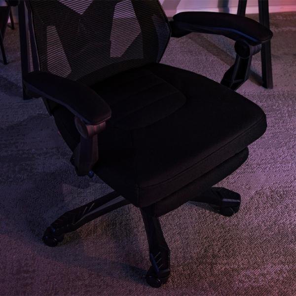 Scaun Gaming Mebel Elite Bing Black Black photo 4