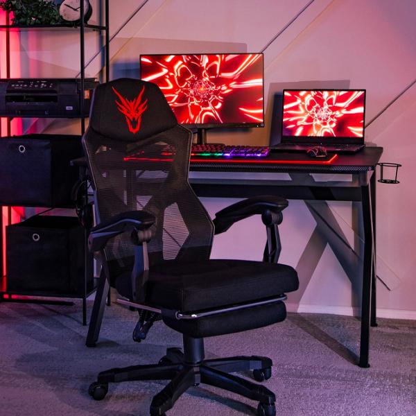 Scaun Gaming Mebel Elite Bing Black Black photo 5