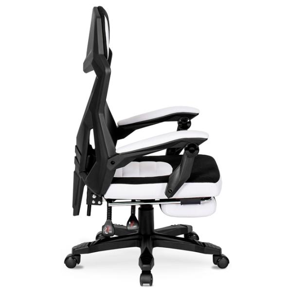 Scaun Gaming Mebel Elite Bing Black White photo 3