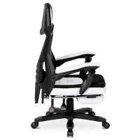 Scaun Gaming Mebel Elite Bing Black White photo 3