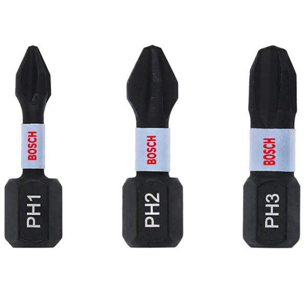 Набор бит Bosch B2608522470 Количество в наборе - 3 photo 1
