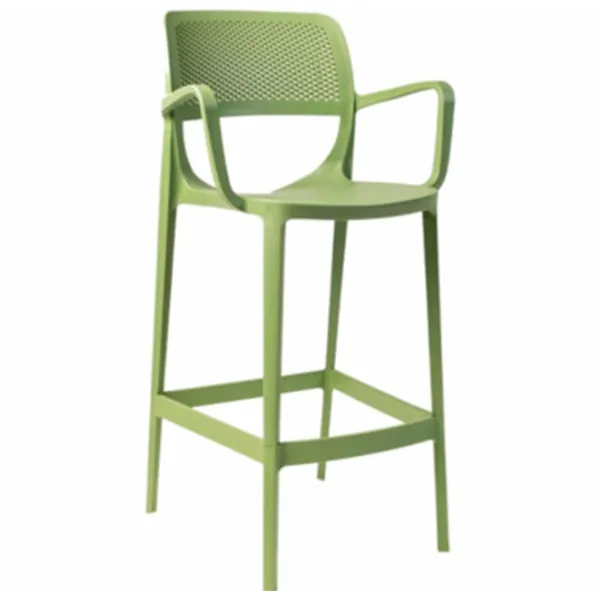 Scaun de bar AG MILA 75450106 MDF/ MDF/ Green photo 1