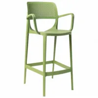 Барный стул AG MILA 75450106 МДФ/ МДФ/ Зелёный