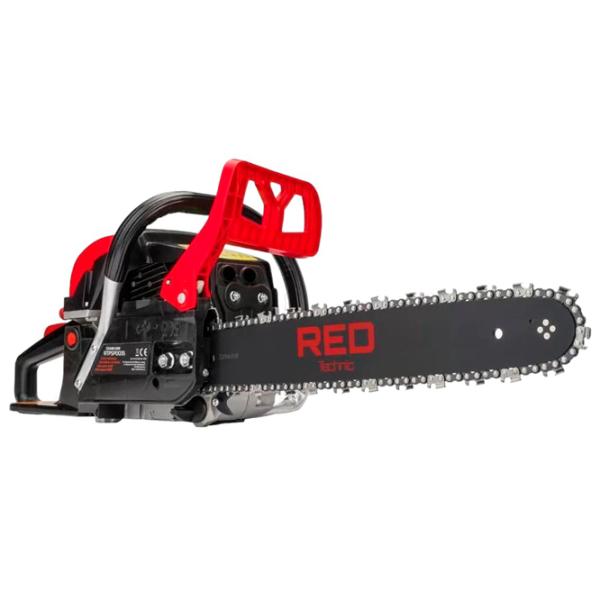 Цепная пила Red Technic RTPSP0035 бензиновая/ Красный photo 1