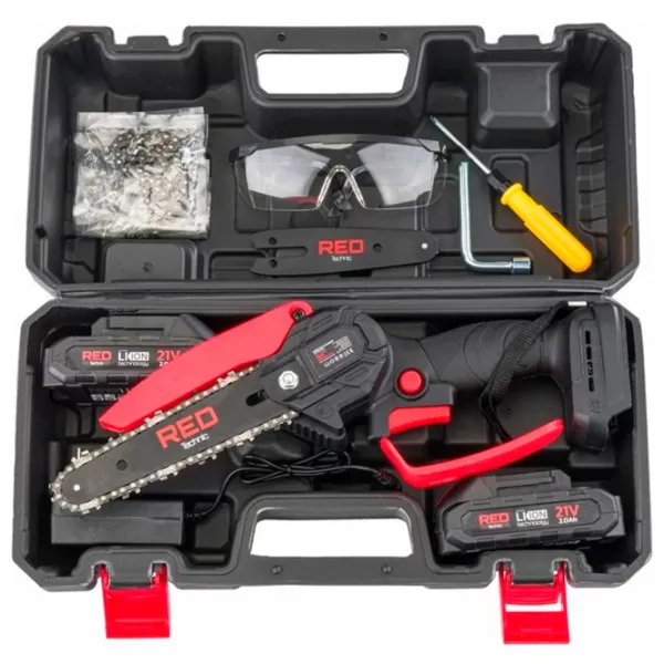 Fierăstrău cu lanţ Red Technic RTMPA0064 Electrică/ Red photo 3