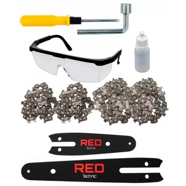 Fierăstrău cu lanţ Red Technic RTMPA0064 Electrică/ Red photo 4