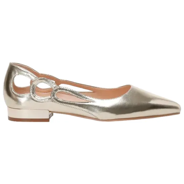 Balerini pentru femei Nine West DABAY3 2FX 36/ Gold photo 2 Balerini pentru femei Nine West DABAY3 2FX 36/ Gold photo 2