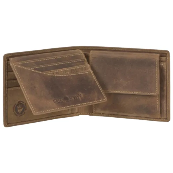 Portmoneu pentru bărbați Green Burry RFID 1705-Waage Piele naturală/ Brown photo 2