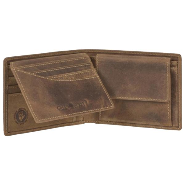 Portmoneu pentru bărbați Green Burry RFID 1705-Waage Piele naturală/ Brown photo 2