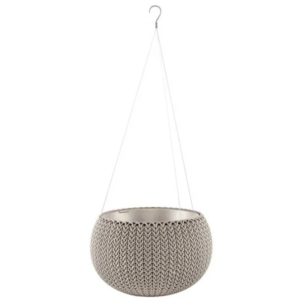 Горшок для цветов Keter Cozy S Бежевый/ Пластик/ На перила photo 1