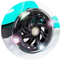 Trotinetă pentru copii cu trei roți Chipolino Robby (DSROB0232GR) 50 kg/ Green photo 4