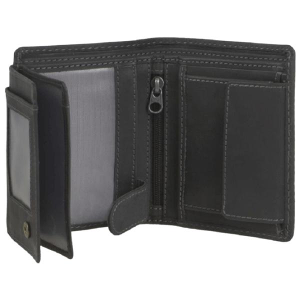 Portmoneu pentru bărbați Green Burry Mini 1813-BL-20 Piele naturală/ Black photo 2 Portmoneu pentru bărbați Green Burry Mini 1813-BL-20 Piele naturală/ Black photo 2