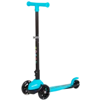 Детский трёхколёсный самокат Chipolino Robby (DSROB0231BL) 50 кг/ Синий