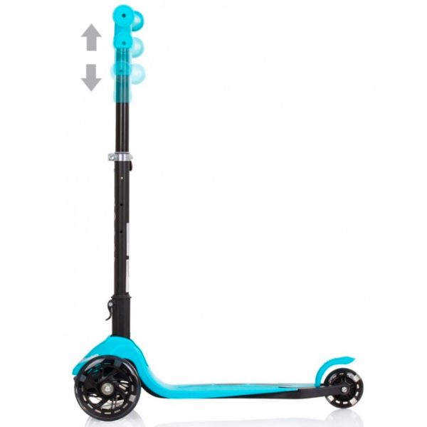Детский трёхколёсный самокат Chipolino Robby (DSROB0231BL) 50 кг/ Синий photo 3