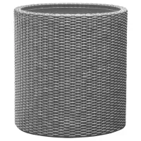 Горшок для цветов Keter Cylinder Planter M Серый/ Пластик/ На полу