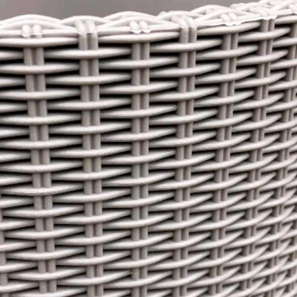 Ghiveci pentru flori Keter Cylinder Planter M Gray/ Plastic/ Pe podea photo 2