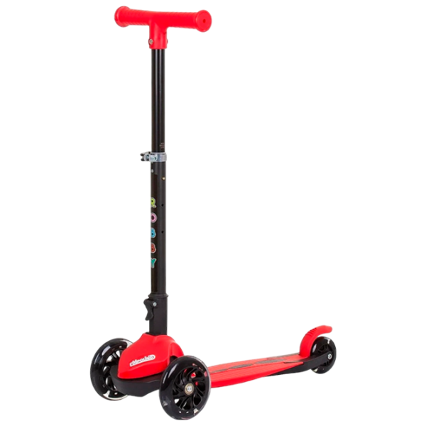 Детский трёхколёсный самокат Chipolino Robby (DSROB0234RE) 50 кг/ Красный photo 1