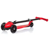 Trotinetă pentru copii cu trei roți Chipolino Robby (DSROB0234RE) 50 kg/ Red photo 2
