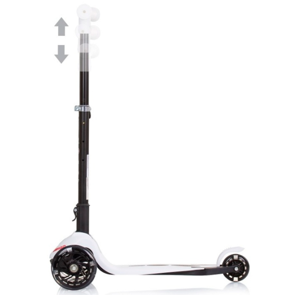 Детский трёхколёсный самокат Chipolino Robby (DSROB0236WH) 50 кг/ Белый photo 3