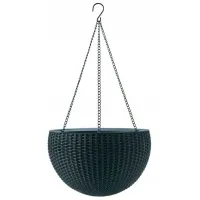 Ghiveci pentru flori Keter Hanging Sphere Planter Anthracite/ Plastic/ Pe podea