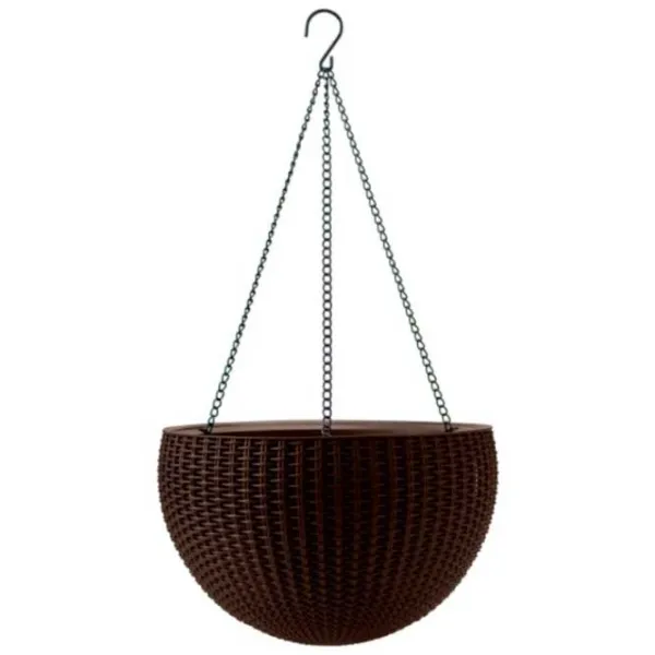 Ghiveci pentru flori Keter Hanging Sphere Planter Brown/ Plastic/ Pe podea photo 1