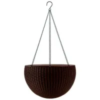Ghiveci pentru flori Keter Hanging Sphere Planter Brown/ Plastic/ Pe podea