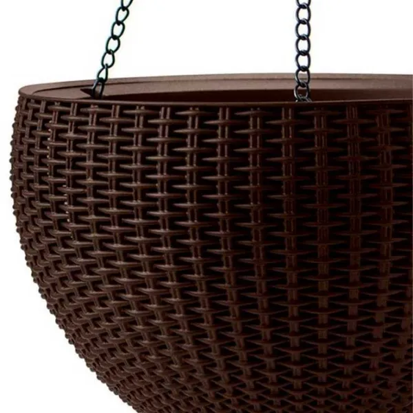 Ghiveci pentru flori Keter Hanging Sphere Planter Brown/ Plastic/ Pe podea photo 2