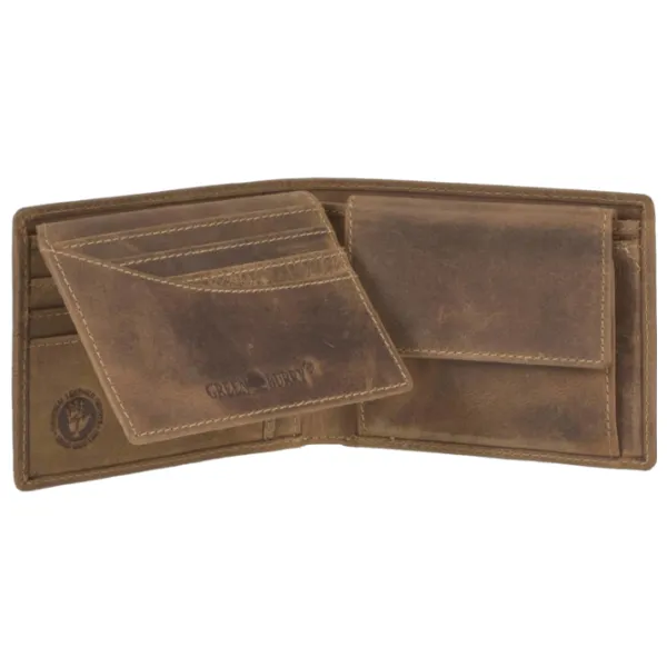 Portmoneu pentru bărbați Green Burry RFID 1705-Stier Piele naturală/ Brown photo 2