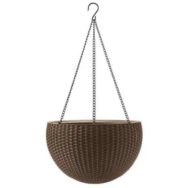 Ghiveci pentru flori Keter Hanging Sphere Planter Mocha/ Plastic/ Pe podea photo 1