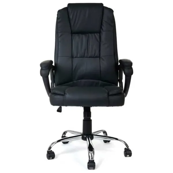 Fotoliu de birou FunFit Vigo Piele artificială/ Black photo 2