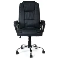 Fotoliu de birou FunFit Vigo Piele artificială/ Black photo 2
