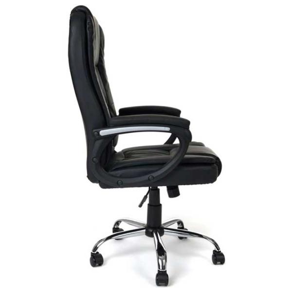 Fotoliu de birou FunFit Vigo Piele artificială/ Black photo 4