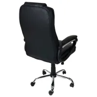 Fotoliu de birou FunFit Vigo Piele artificială/ Black photo 6