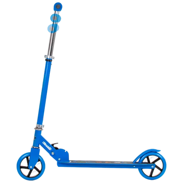 Детский двухколёсный самокат Chipolino Sharky (3800931055370) 100 кг/ Синий photo 3