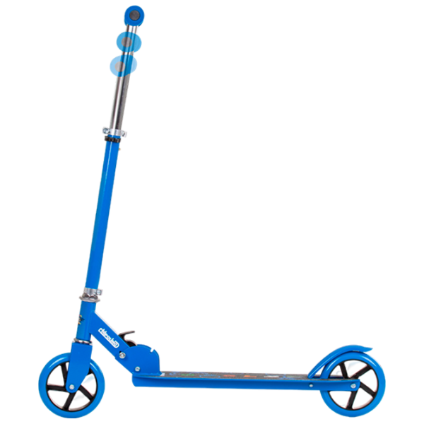 Детский двухколёсный самокат Chipolino Sharky (3800931055370) 100 кг/ Синий photo 3