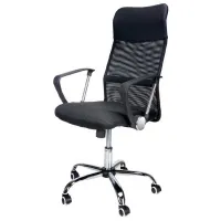 Офисное кресло FunFit Xenos Compact Ткань, акриловая сетка/ Черный