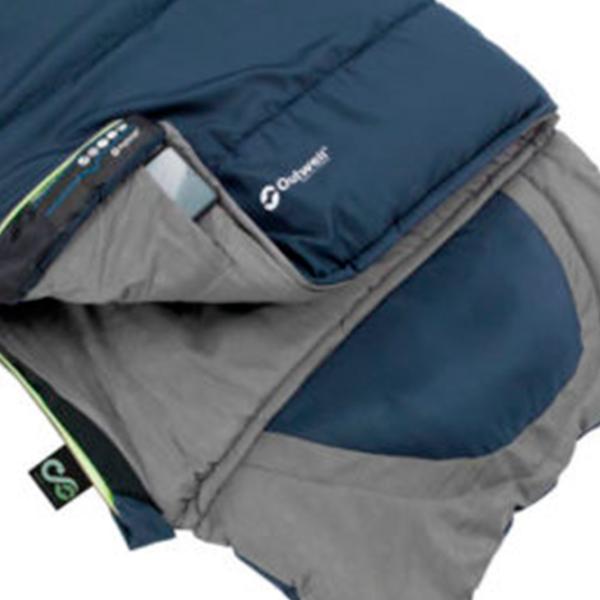 Спальный мешок Outwell Contour Junior Polyester/ Синий photo 5 Спальный мешок Outwell Contour Junior Polyester/ Синий photo 5