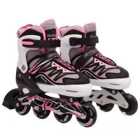 Ролики 4Play Flashing () Для мальчиков/ Розовый