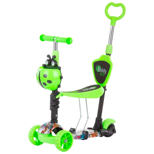 Детский трёхколёсный самокат Chipolino Kiddy Evo (DSKIEH022GG) 20 кг/ Зелёный photo 1 Детский трёхколёсный самокат Chipolino Kiddy Evo (DSKIEH022GG) 20 кг/ Зелёный photo 1