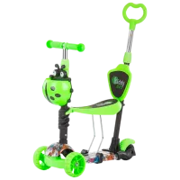Детский трёхколёсный самокат Chipolino Kiddy Evo (DSKIEH022GG) 20 кг/ Зелёный