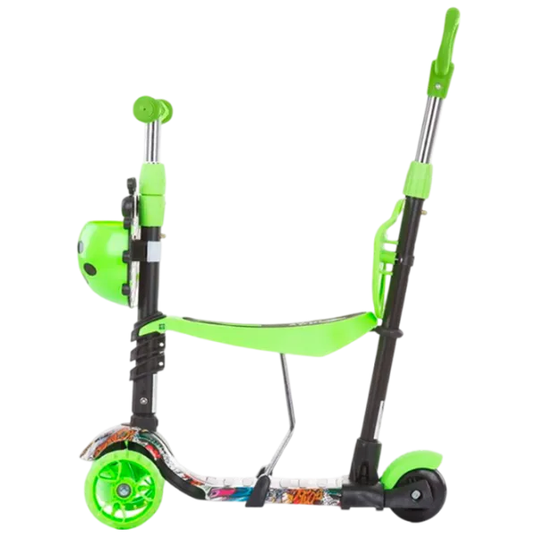 Детский трёхколёсный самокат Chipolino Kiddy Evo (DSKIEH022GG) 20 кг/ Зелёный photo 2 Детский трёхколёсный самокат Chipolino Kiddy Evo (DSKIEH022GG) 20 кг/ Зелёный photo 2