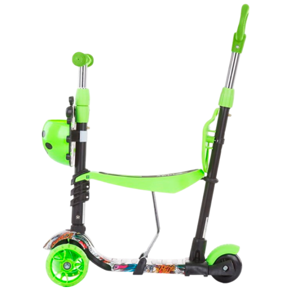 Детский трёхколёсный самокат Chipolino Kiddy Evo (DSKIEH022GG) 20 кг/ Зелёный photo 2 Детский трёхколёсный самокат Chipolino Kiddy Evo (DSKIEH022GG) 20 кг/ Зелёный photo 2